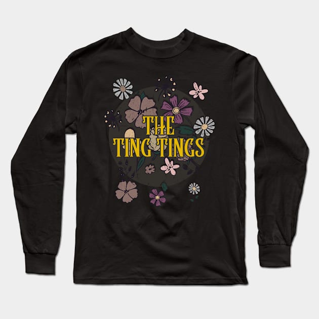 Aesthetic Tings Proud Name Flowers Retro Styles Long Sleeve T-Shirt by BilodeauBlue